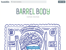 Tablet Screenshot of barrelbody.com